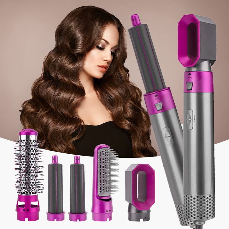 5 in 1 Hair Styler – Dryer, Curler, Straightener & Volumizer