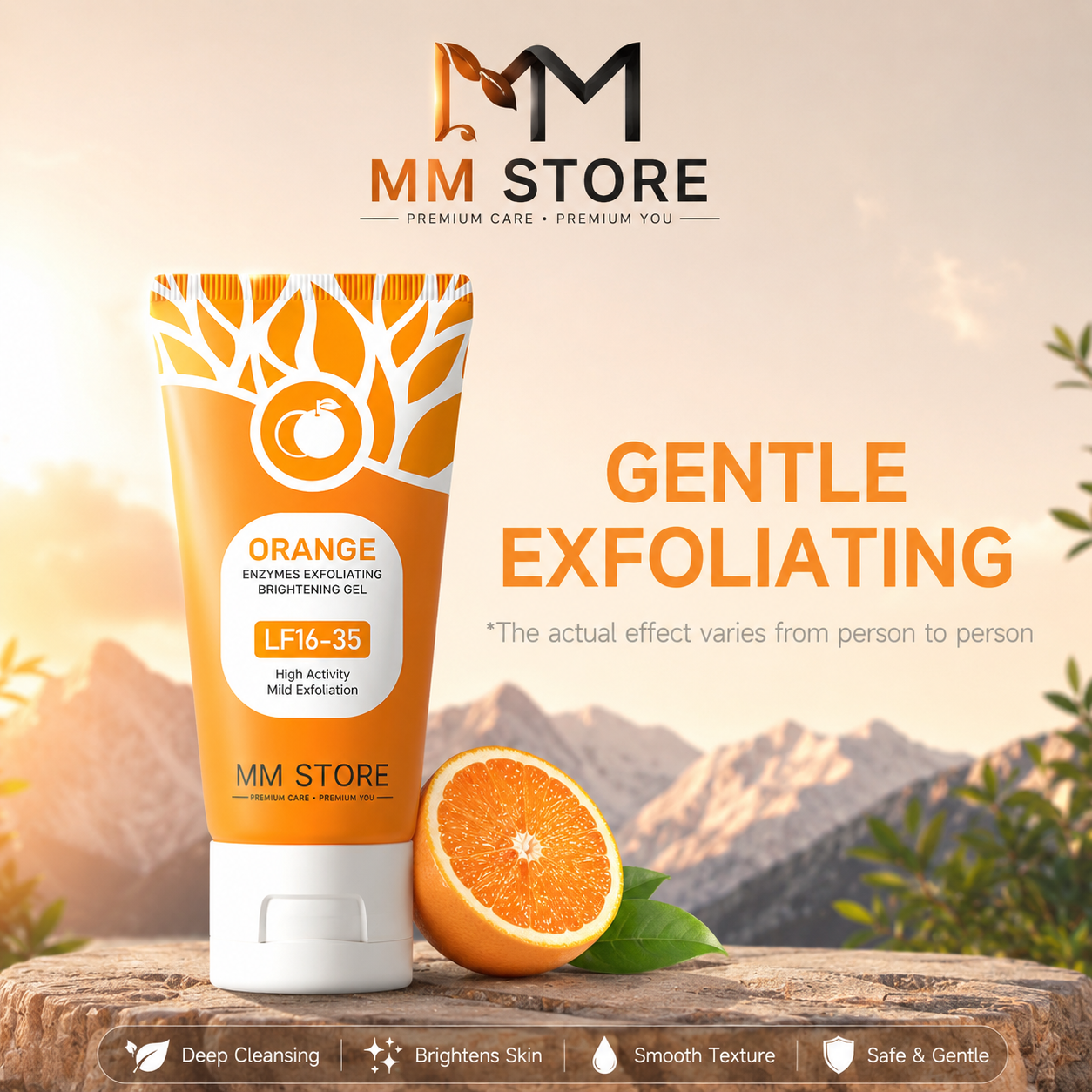 Exfoliating Gel – Dead Skin Remover & Deep Cleansing Body Scrub