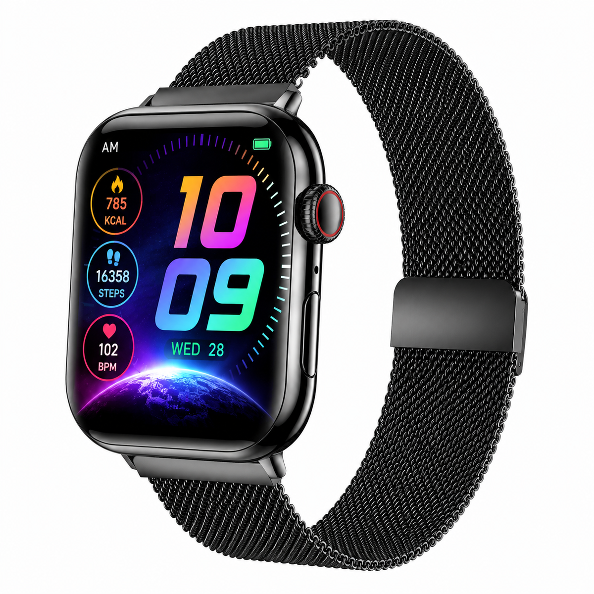 Smart Watch Series 11 with Amoled Display – Bluetooth Calling Waterproof With (7 Straps)