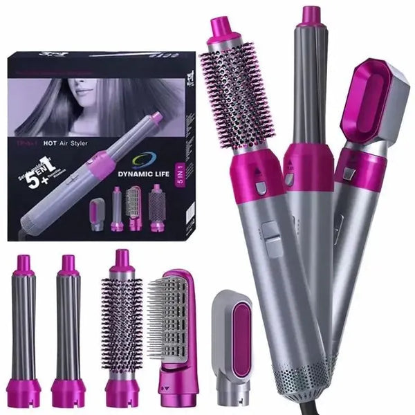 5 in 1 Hair Styler – Dryer, Curler, Straightener & Volumizer