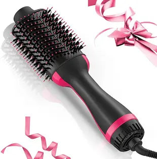 One Step 3 In 1 Hot Air Brush Dryer and Straightener